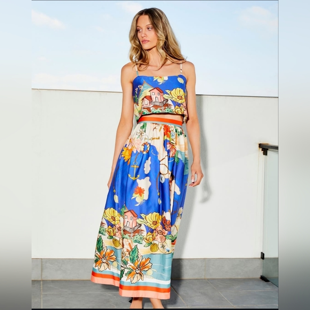 Antonio Melani Evie Ocean Woven Skirt